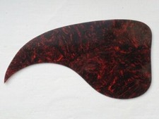 Guitar Pickguard Scratchplate Gibson J-45/J-50 style dark red tortoise