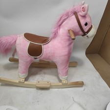 Kids rocking horse plush ride - kids,