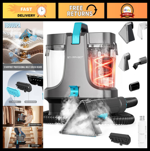 Powerful 1500w steam carpet - powerful,
