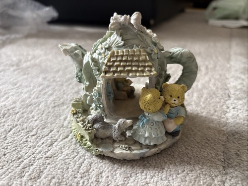 Vintage teddy bear teapot - vintage,