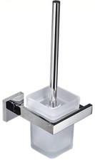 Modern Chrome Toilet Brush and