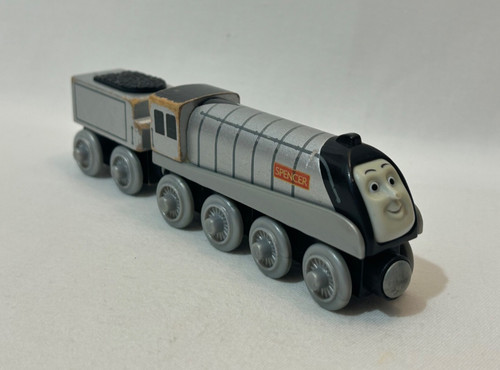 Wooden spencer train - spencer, thomas