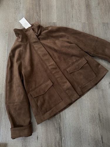 Zara women faux suede jacket - zara,