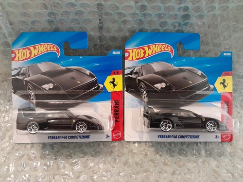 Hot wheels ferrari - f40, (x2)