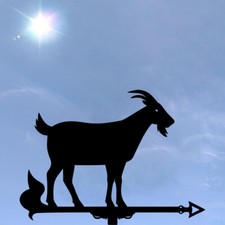 Goat Metal Weathervane
