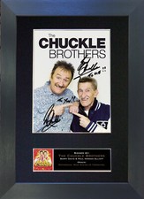 CHUCKLE BROTHERS No2 Signed Mounted Autograph Photo Reproduction Prints A4 616