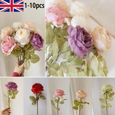 Individual Heads Silk Rose