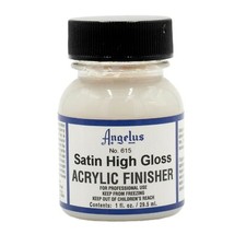 Angelus Brand Acrylic Clear Paint Finisher - Satin High Gloss - 1oz