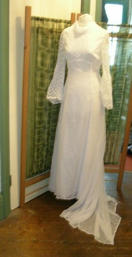 Vintage 1970s empire - , white