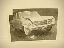Vintage 1964 Car Wreck Photo