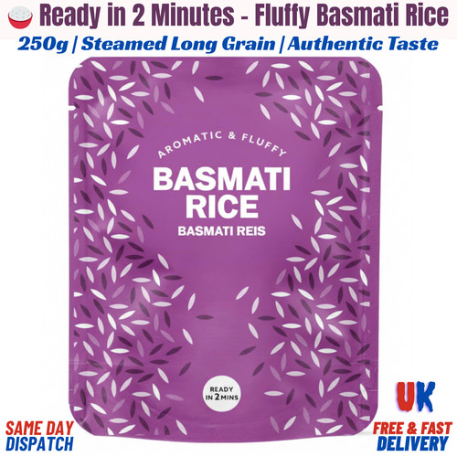 Ready basmati rice pouch 250g - rice,