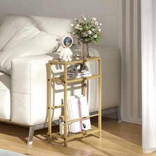 Narrow Side Table, 3-Tier End
