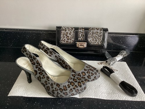 Clarks leopard print vintage - leopard,