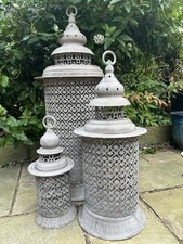 Set 3 Extra Large Metal Garden