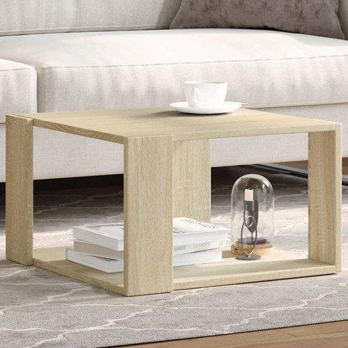Modern wooden square - wooden, living