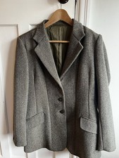 Shires Ladies Size 16 Huntingdon Tweed Hacking Show Jacket Hunting Coat In VGC