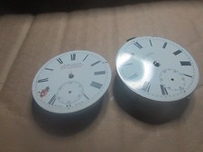 2  vintage  pocket  watch  movement  both h samuel