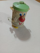 Vintage Dusty Bin Wind Up Clockwork Toy Trident Marx 1976 Working Retro F1