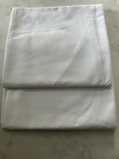 2x White 70x144 Tablecloths Rectangular