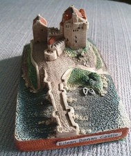 Eilean Donan Handmade In Scotland Ornament Castle Model Bought From Castle Shop