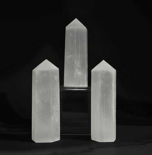 Natural selenite crystal - natural,