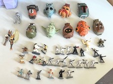 Star Wars Micro Machines Galoob Bundle Mini Heads Figures Stormtroopers Yoda