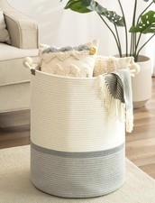 72L Cotton Rope Laundry Basket