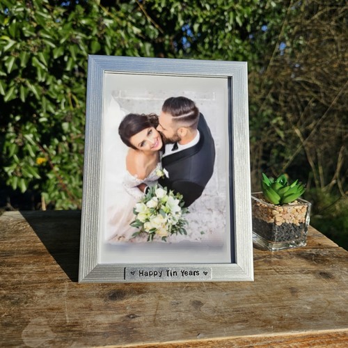Happy tin years photo frame - happy,