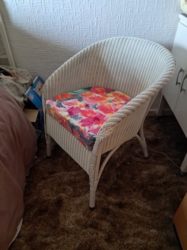 Vintage lloyd loom - tub, chair