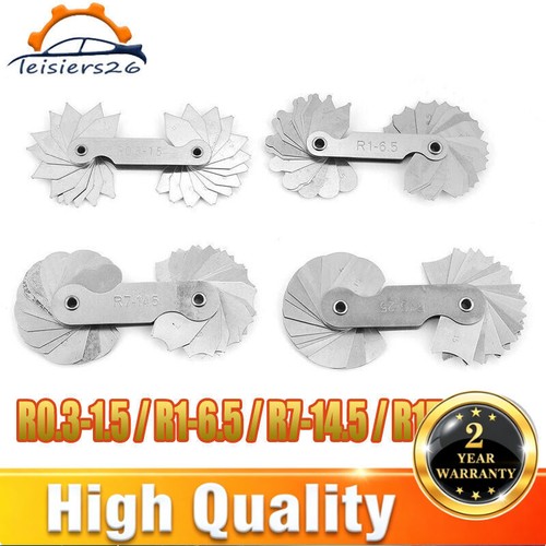 4pcs radius gauge - radius, set