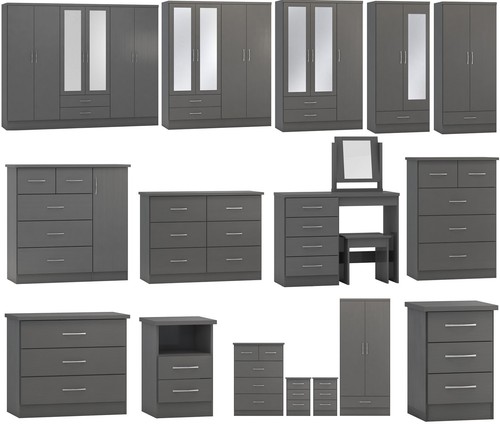 Nevad effect grey bedroom - grey,