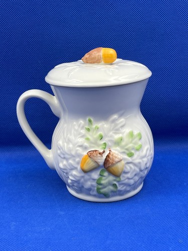 Vintage belleek lidded - vintage, cup,