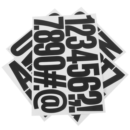 Sheets adhesive alphabet - sheets,