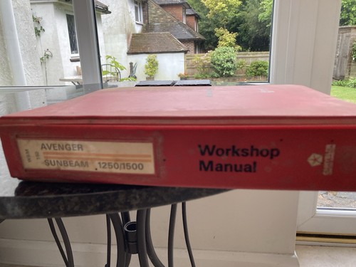 Full workshop manual - manual, avenger