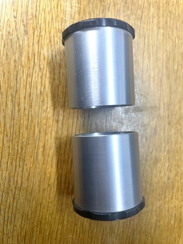 Two sinar silver rail - silver, caps