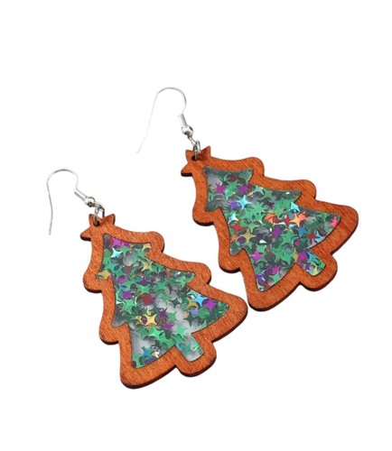 Glitter wood and - glitter,