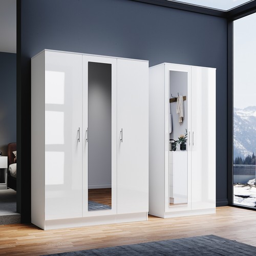 White high gloss - white,