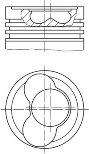 Mahle piston for california - mahle,
