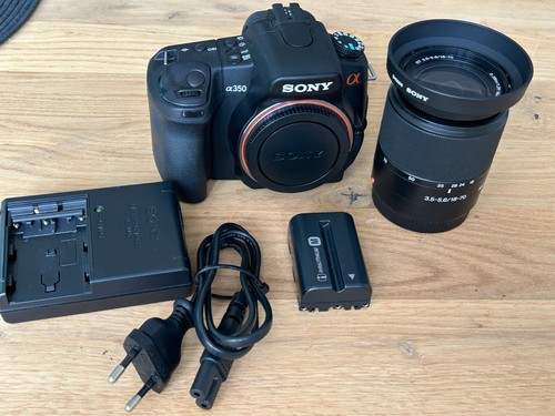 Sony alpha 350 with 70mm - sony, 18-70mm