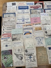 Football Programme Collection 1930s 1940s 1950s 1960s Approx 228 Programmes