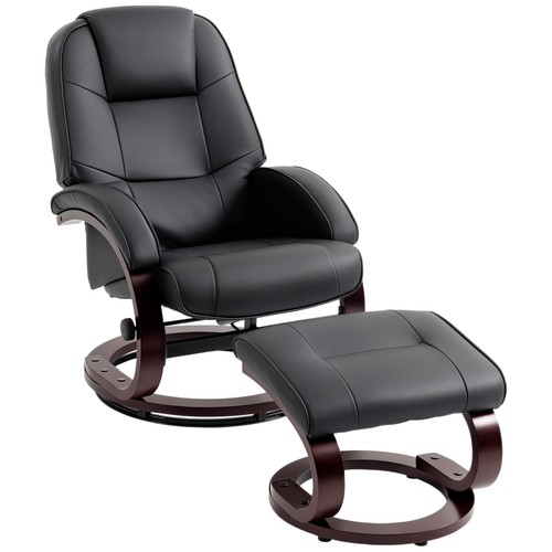 Homcom swivel recliner chair - recliner,