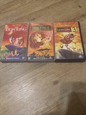 The Lion King VHS Bundle 3