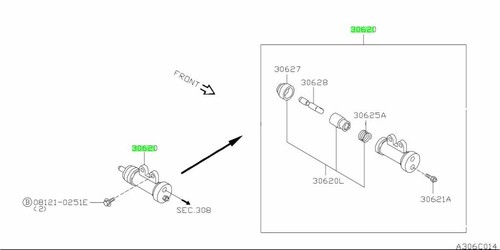 Cylinder assembly clutch - cylinder, assembly,