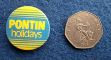Pontin Holidays  pin badge -
