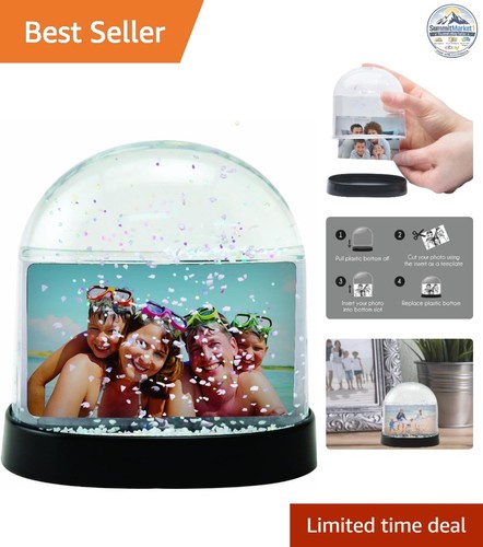Clear snow globe - clear, photo