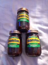 3 Branston Original Pickle Jars 360g X3= 1.08kg. Free P&P 