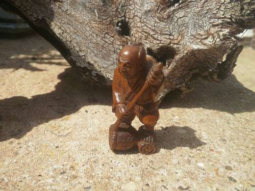 Hand carved wood - hand,