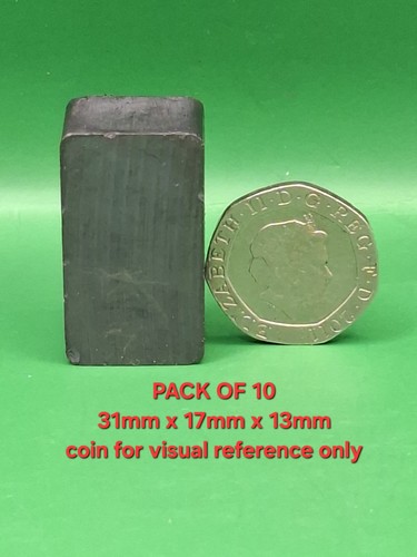 Magnets large oblong - oblong, 10