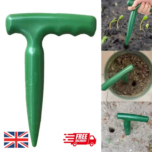 Garden hand dibber tool - garden,