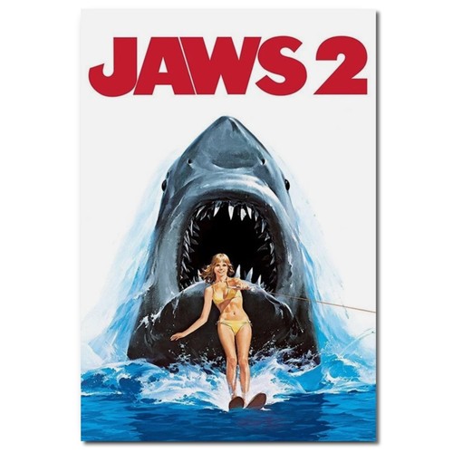 Jaws classic movie artwork - 2,
